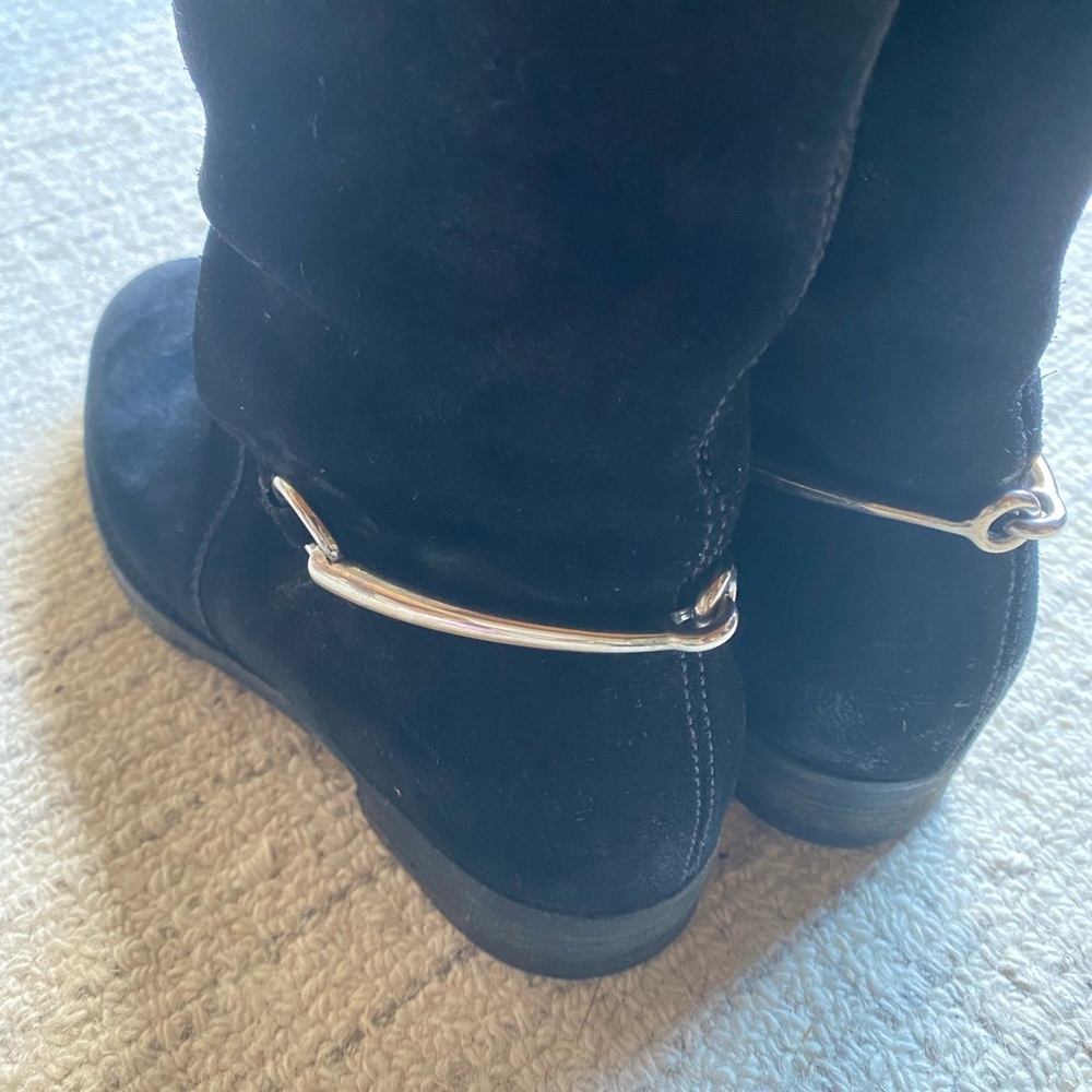 Gucci Black Suede Boots - Picture 2 of 4